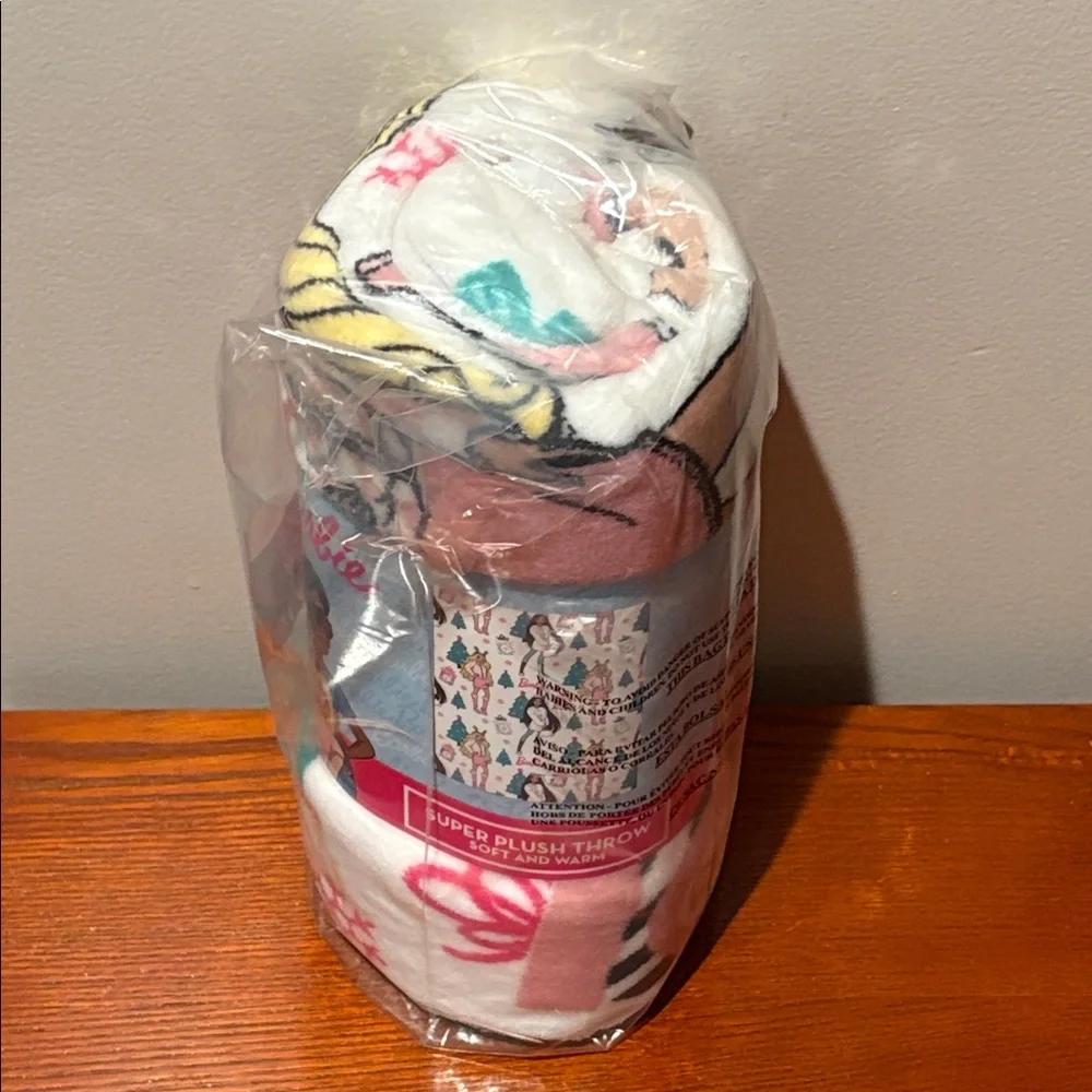 Barbie Christmas Throw Blanket